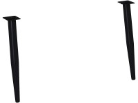 Maximus Dřevěné nožičky Tall, černá, 38 cm, 2 ks