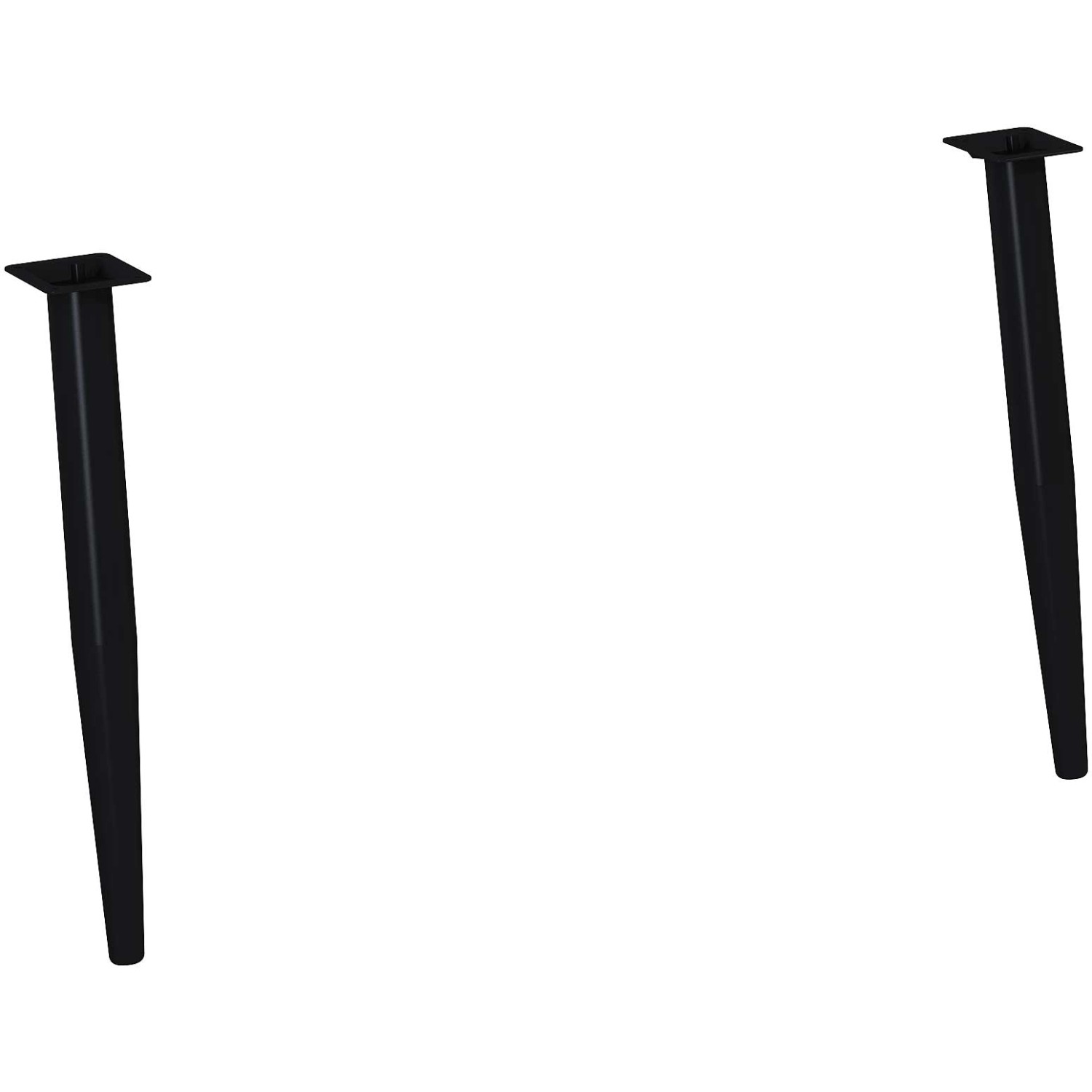 Maximus Dřevěné nožičky Tall, černá, 38 cm, 2 ks