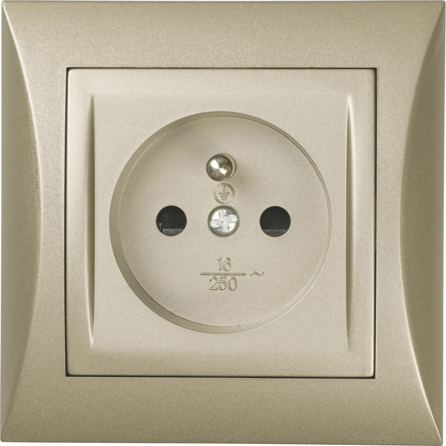 OBI Zásuvka Ariane stříbrná metalíza hnědá