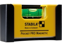 STABILA Kapesní vodováha Pocket Pro Magnetic s klipem na opasek, 1x libela, 7 cm STABILA Kapesní vodováha Pocket Pro Magnetic s klipem na opasek, 1x libela, 7 cm