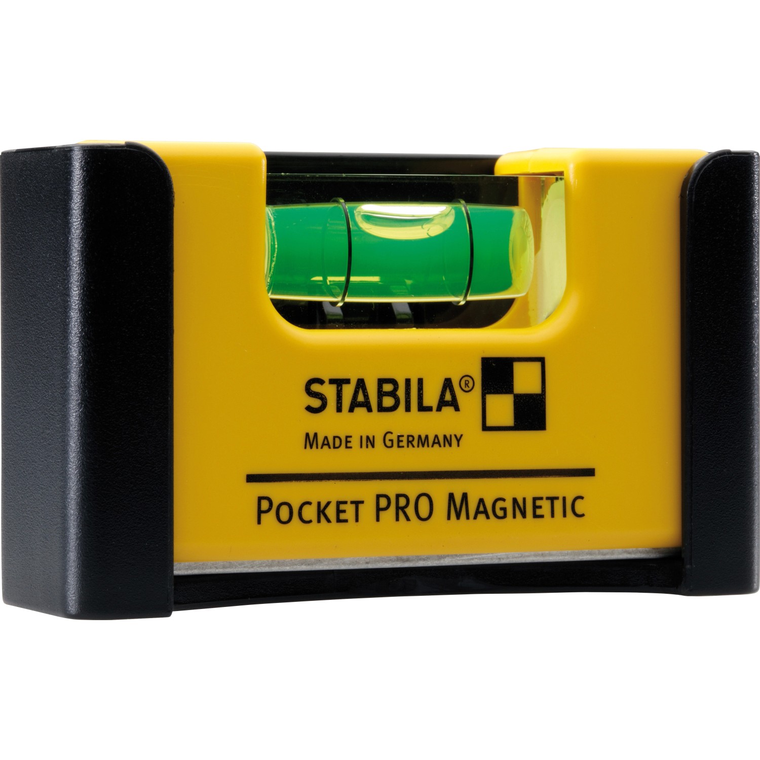 STABILA Kapesní vodováha Pocket Pro Magnetic s klipem na opasek, 1x libela, 7 cm