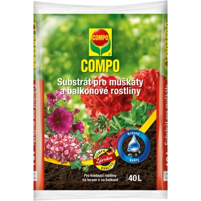 COMPO SANA Substrát pro muškáty a balkónové rostliny 40 l