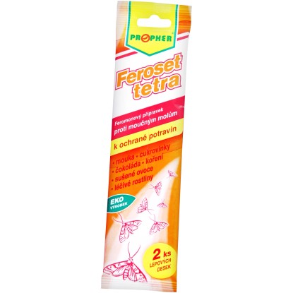 Lepové pasti Feroset tetra 2 ks