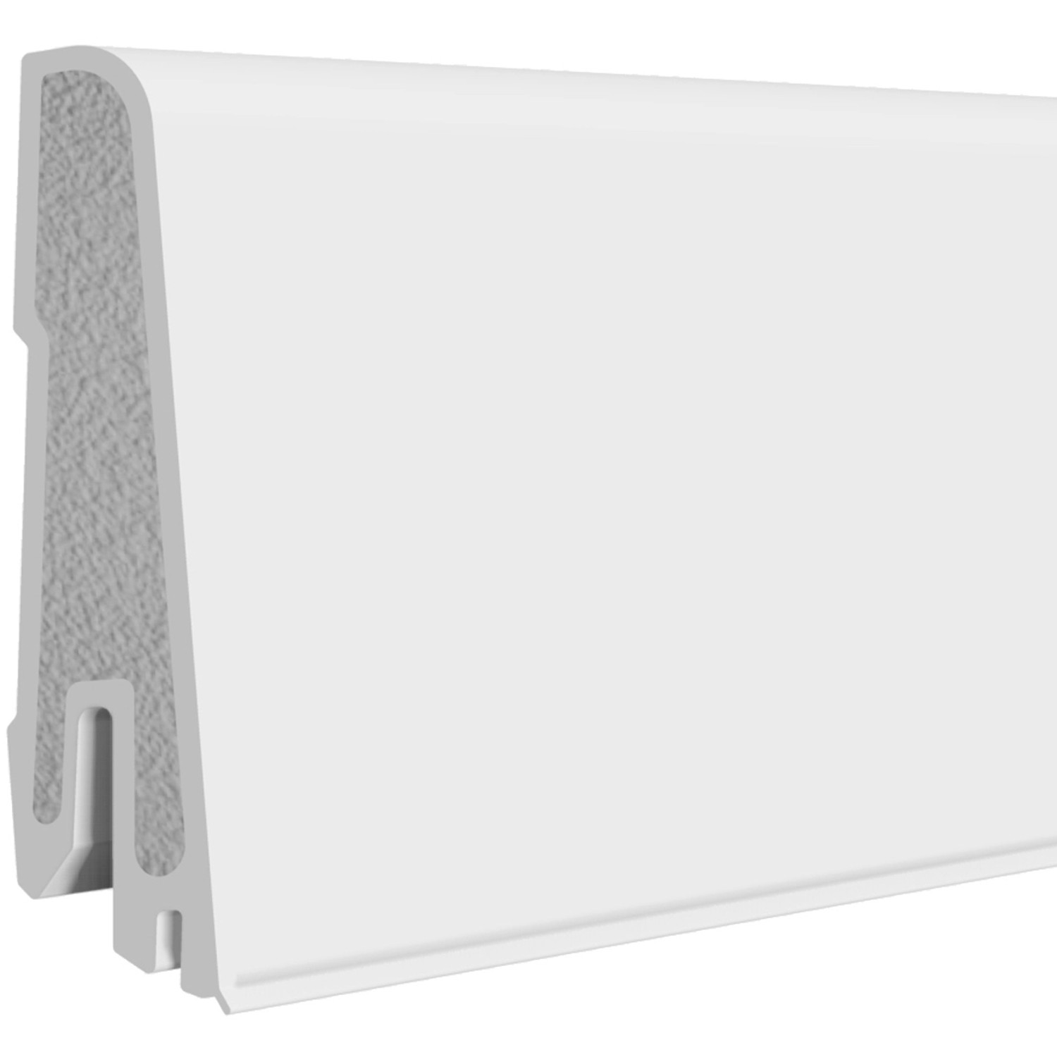 Döllken Profiles Lišta USL 60 Clip 59 x 17,4 x 2500 mm, 1137 bílá