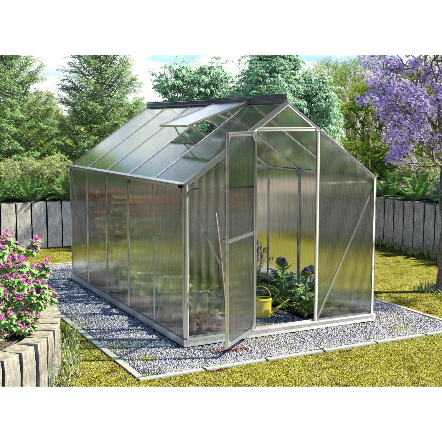 Vitavia Skleník Triton 6200 HKP 4 mm, hliník, 207 x 198 x 317 cm