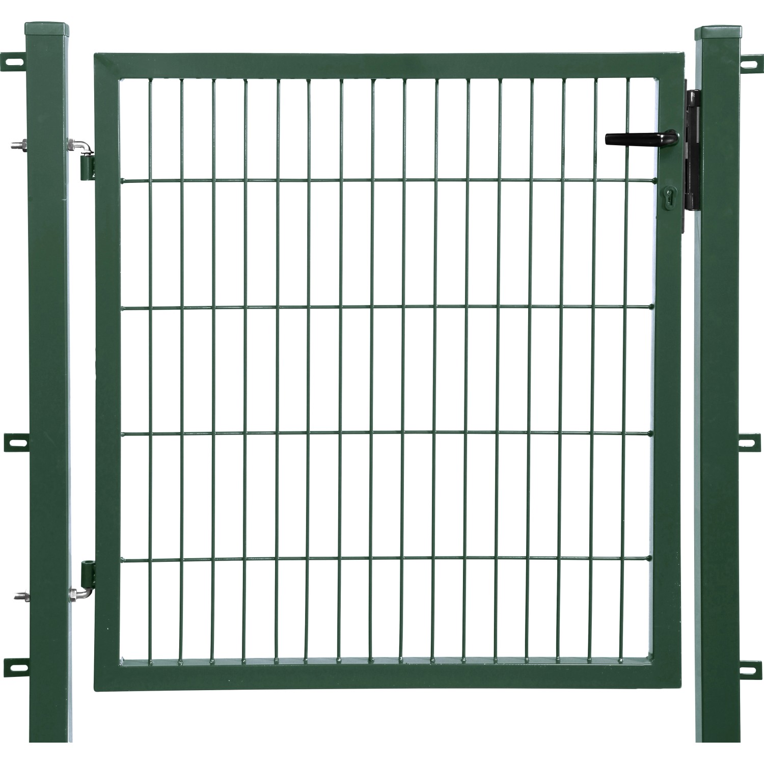 Floraworld Jednokřídlá branka Comfort se zámkem na klíč zelená 180 x 100 cm