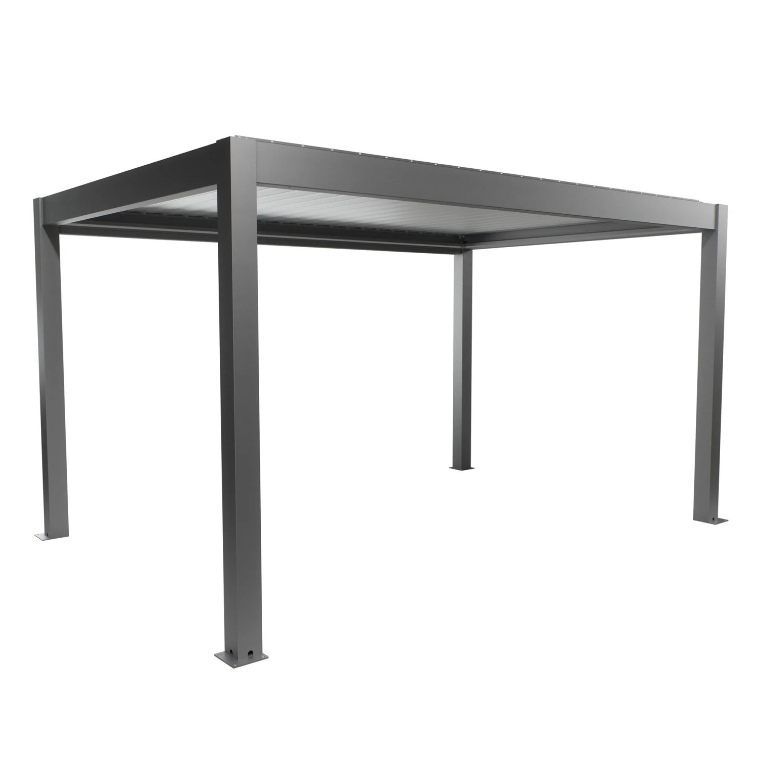 Biohort Pergola 4,5 x 3 křemenově šedá/stříbrná 460 x 312 cm