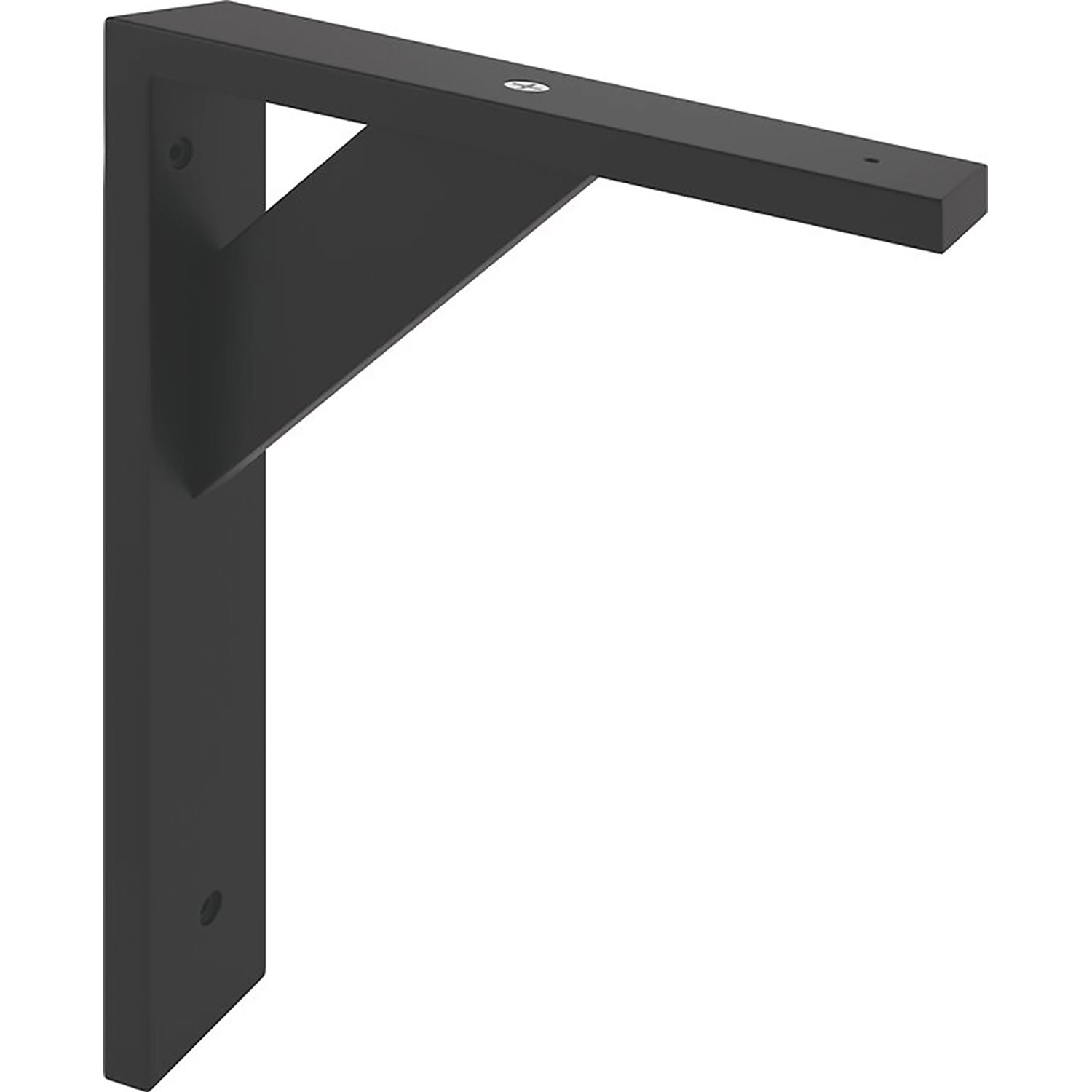 Dřevěná konzole černá, 250 x 200 mm