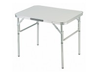 Campingový stolek Calimesa, hliník, stříbrná, 70 x 55 cm