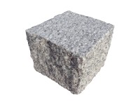 Euro Stone Žulová dlažební kostka, pemrlovaná se štípanými stranami, 9 x 9 x 8 c