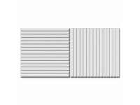 Denpanels Akustický panel FOILED bílý bílá plsť 60 x 60 x 2 cm, 2 ks