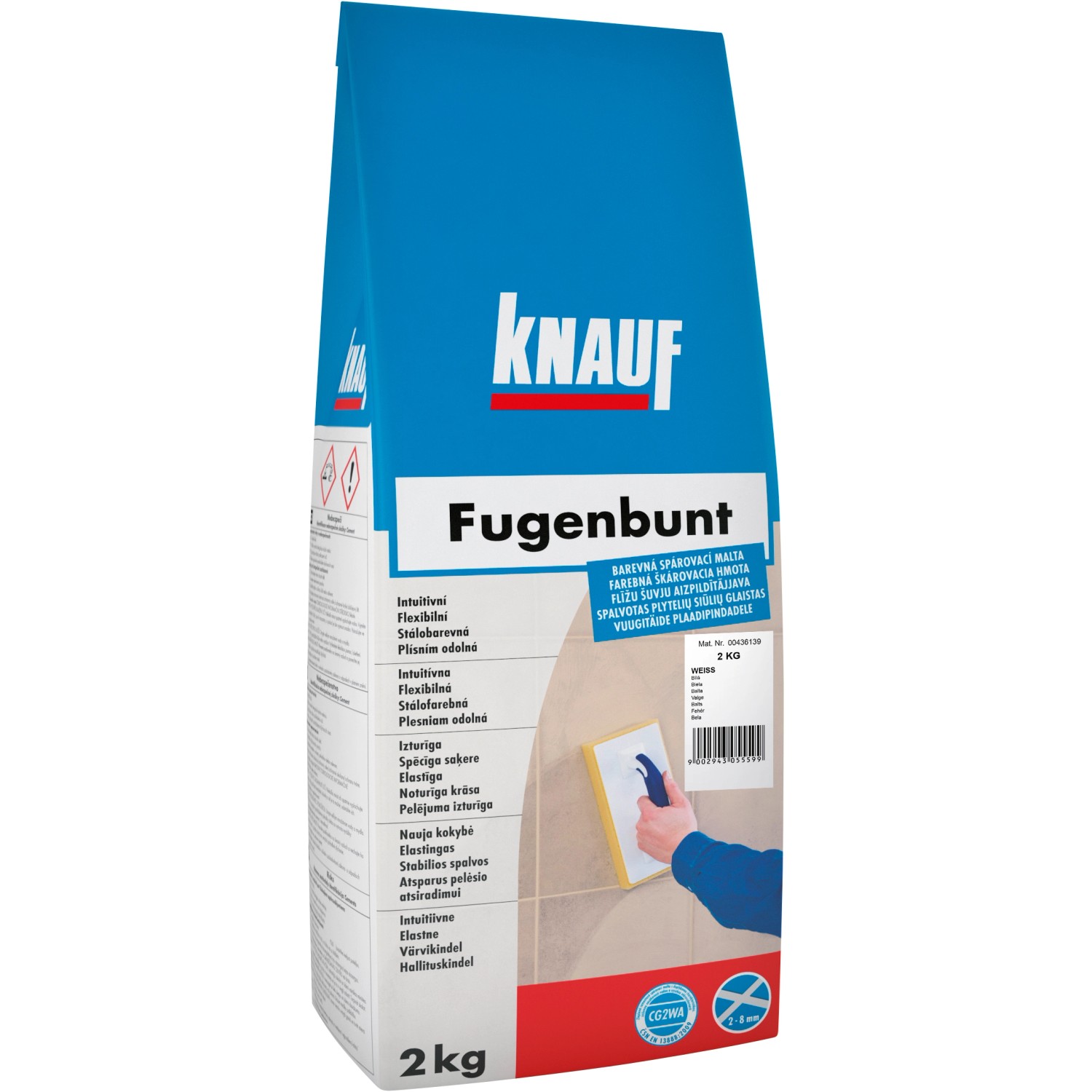 Spárovací hmota Knauf Fugenbunt bílá 2 kg