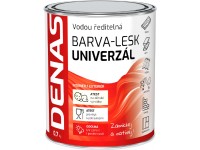 Denas Vrchní barva na dřevo, kov a beton Univerzál-lesk, 0240 tmavě hnědá, 700 g