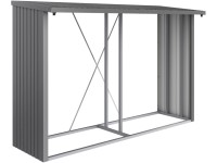 Biohort Stojan na dřevo WoodStock 300 křemenově šedý, 300,7 x 102 x 199 cm