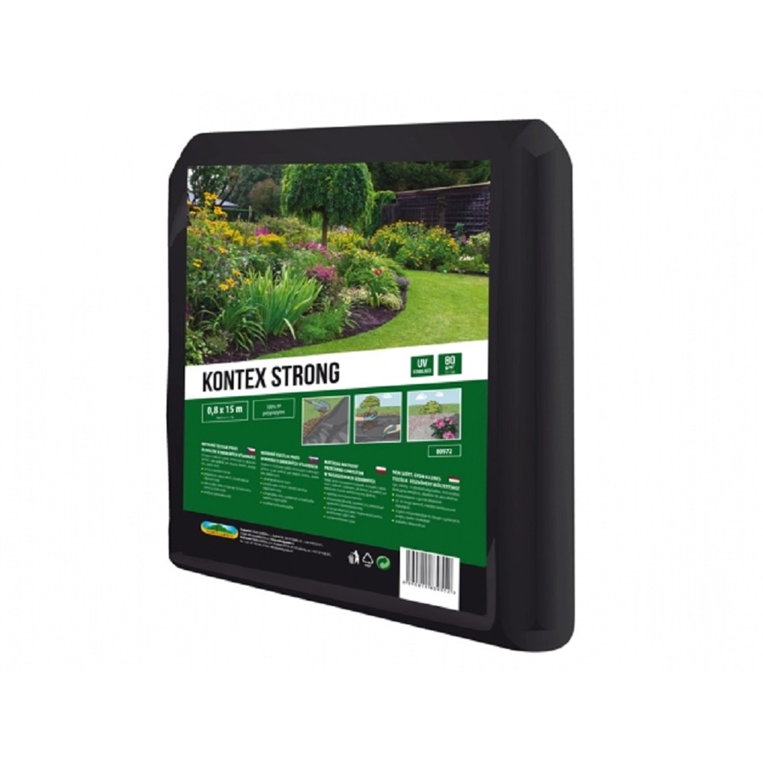 NOHEL GARDEN Netkaná mulčovací textilie KONTEX STRONG 0,8 x 15 m