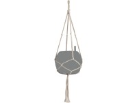 Lechuza Macramé závěs na květináč Cotton Pure přírodní 90 cm
