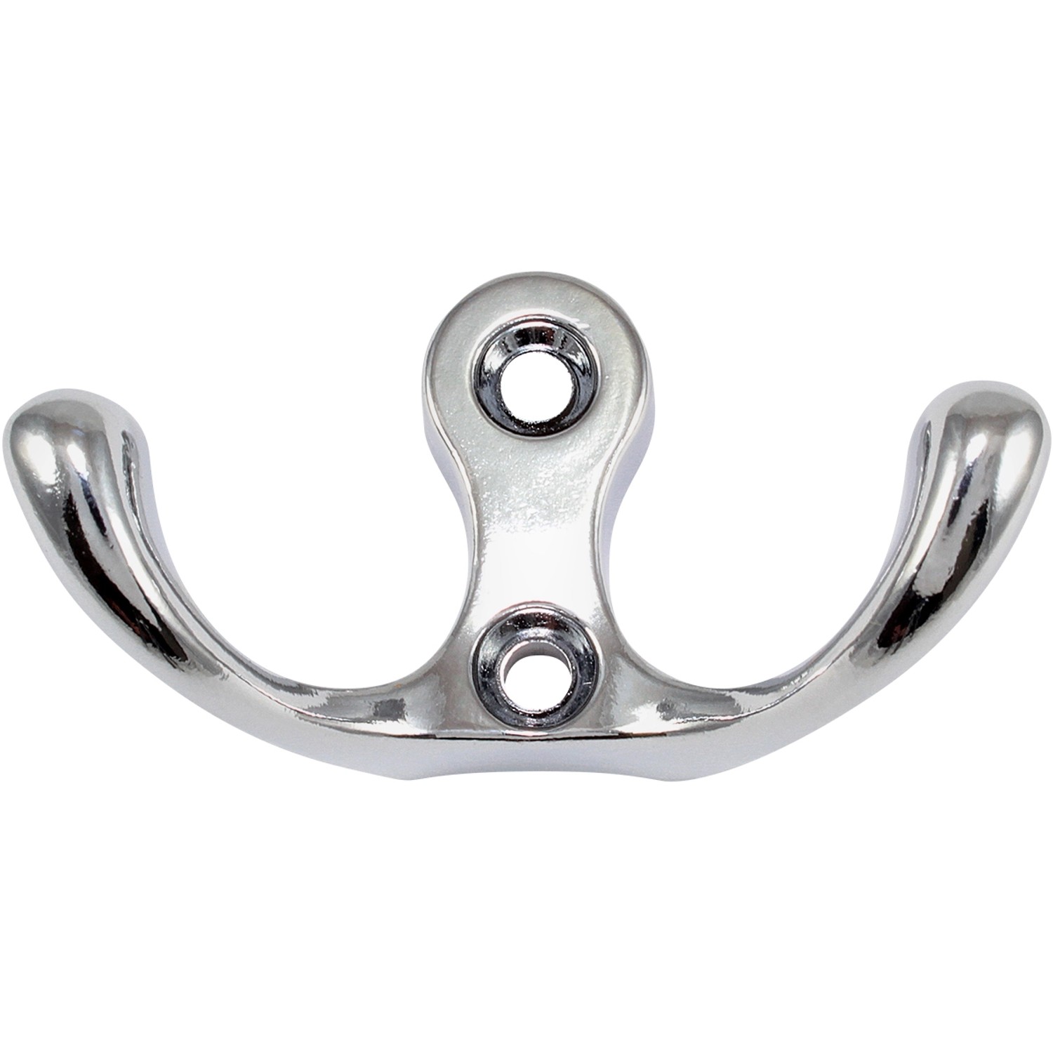 Hettich Nástěnný háček na kabáty Classic 8, zinek pochromovaný, 58 x 31 x 29 mm