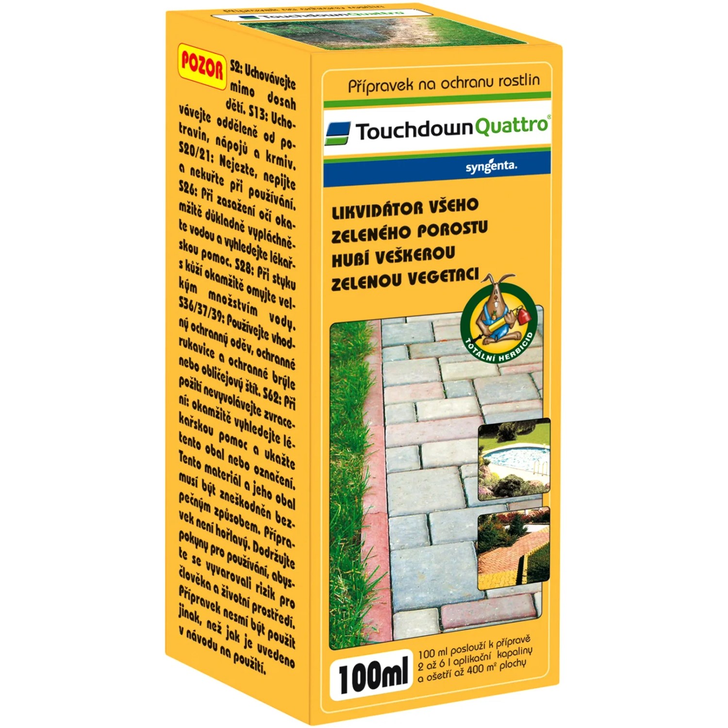 LOVELA TouchdownQuattro likvidátor všeho zeleného porostu 100 ml