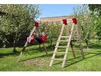 Weka Houpačka Tabaluga 816 A, přírodní/červená, 385 x 290 x 240 cm Weka Houpačka Tabaluga 816 A, přírodní/červená, 385 x 290 x 240 cm