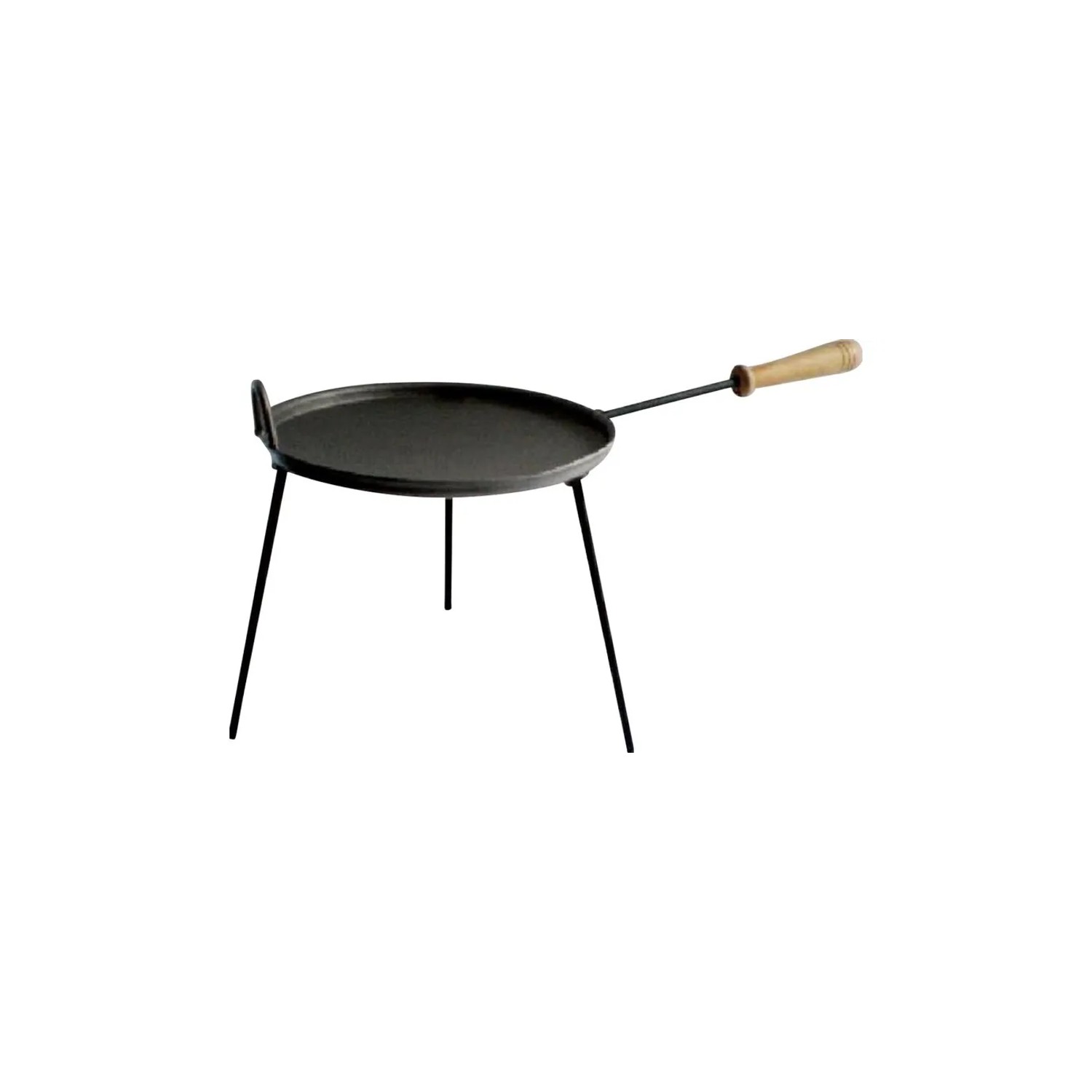Pánev grilovací s dřevěnou rukojetí 33 cm