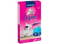 Vitakraft Pochoutka pro kočky Cat Liquid Snack losos 6 x 15 g, 6 ks