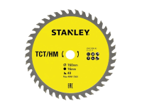 STANLEY Pilový kotouč STA13105-XJ na měkké/tvrdé dřevo 160x16 mm, 40 zubů STANLEY Pilový kotouč STA13105-XJ na měkké/tvrdé dřevo 160x16 mm, 40 zubů