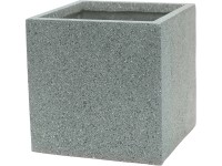 Květináč Revens drsný 29 cm x 30 cm x 30 cm světle šedý