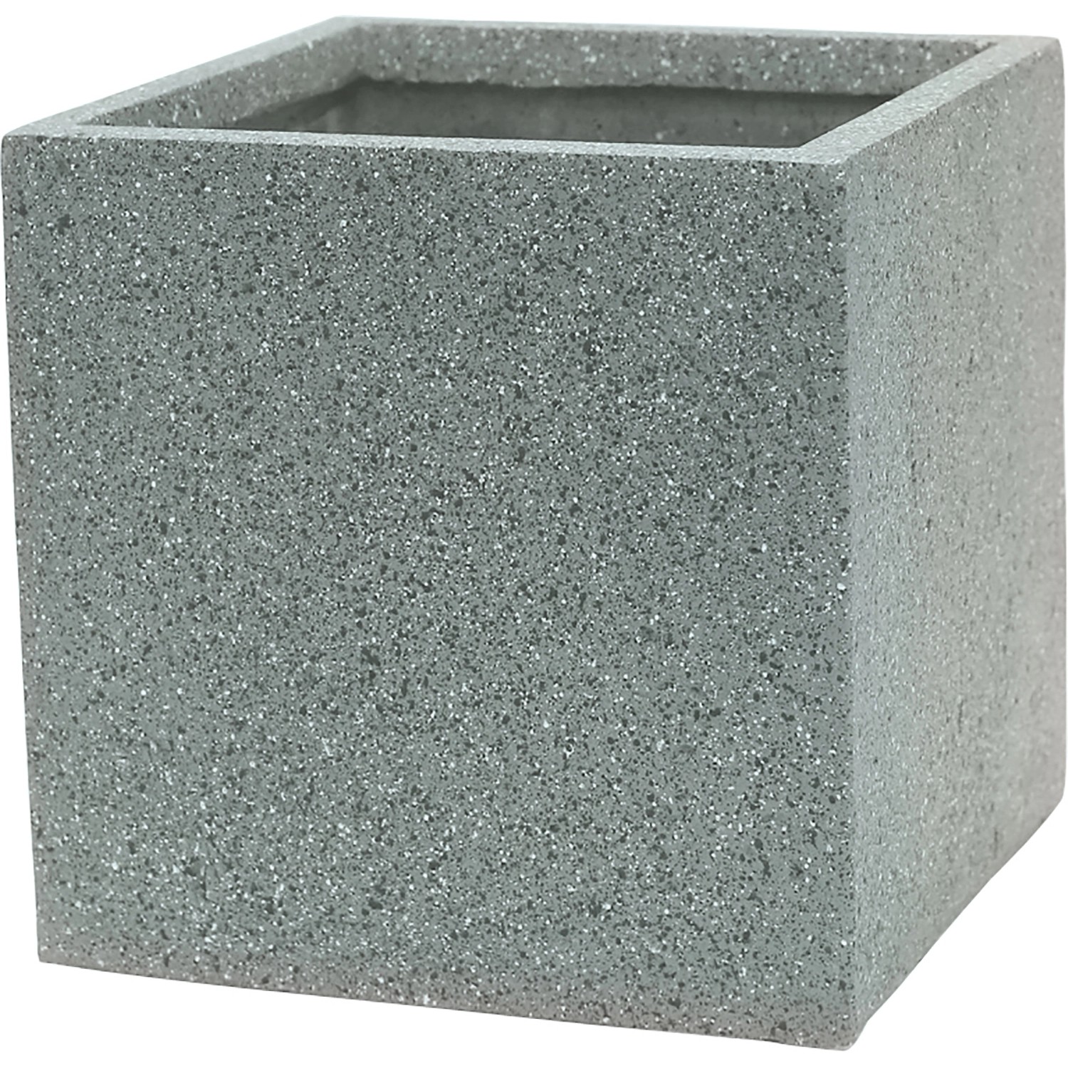 Květináč Revens drsný 29 cm x 30 cm x 30 cm světle šedý
