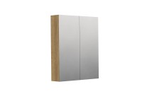 INTEDOOR Zrcadlová skříň BEE, 2 dveře, el.zásuvka, IP44, š. 60cm, dub Hickory INTEDOOR Zrcadlová skříň BEE, 2 dveře, el.zásuvka, IP44, š. 60cm, dub Hickory