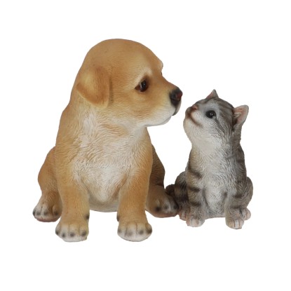 Sunny Garden Dekorativní figurka kotě a štěně 16 cm