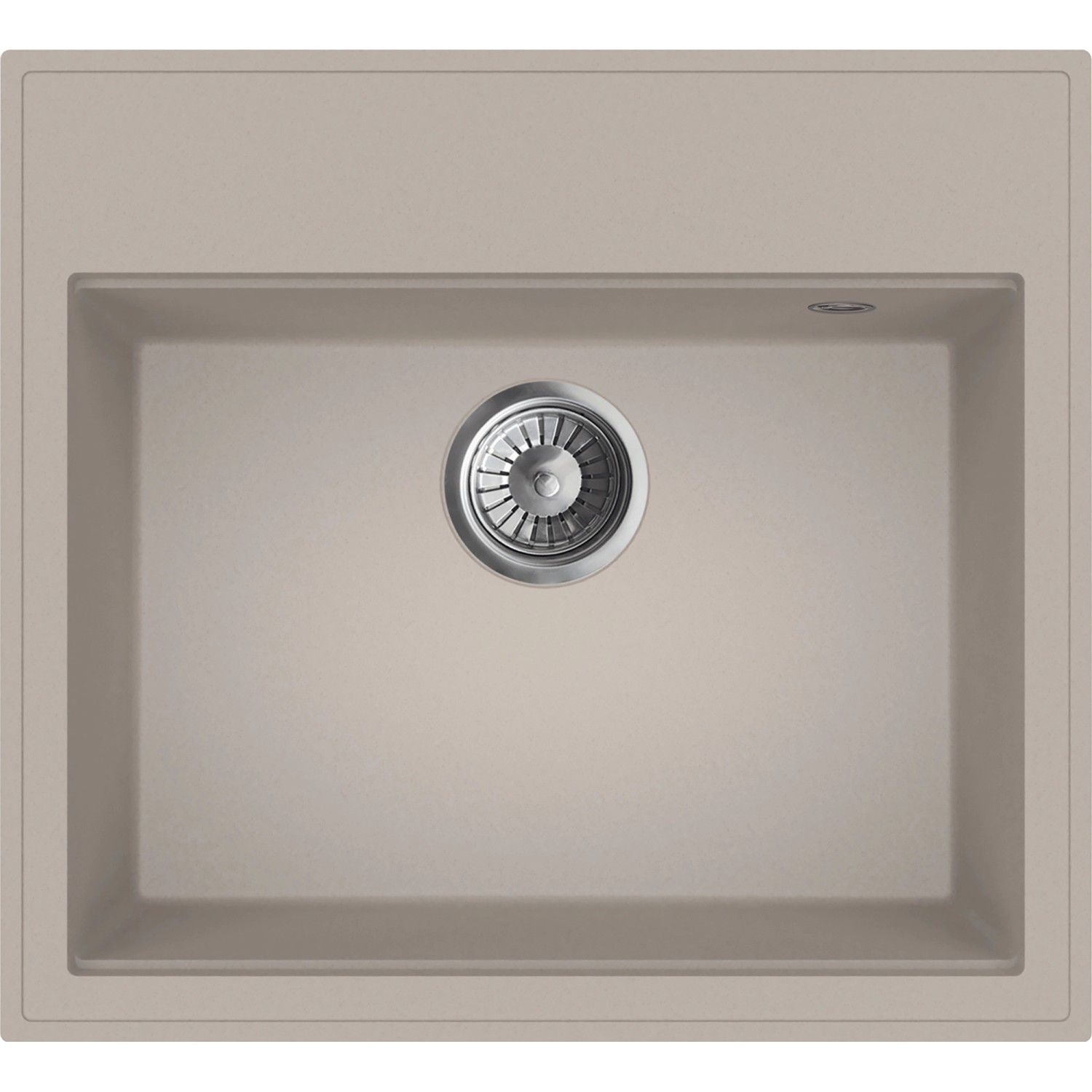 Miló Granitový dřez Luxuria pískový 56 x 51 x 21,5 cm