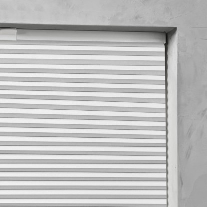 Voštinová plisé roleta zatemňovací bílá 25 mm 60 x 130 cm