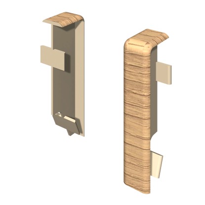 Egger Spojovací prvek pro soklovou lištu CUBICAL dub cappuccino, 2 ks