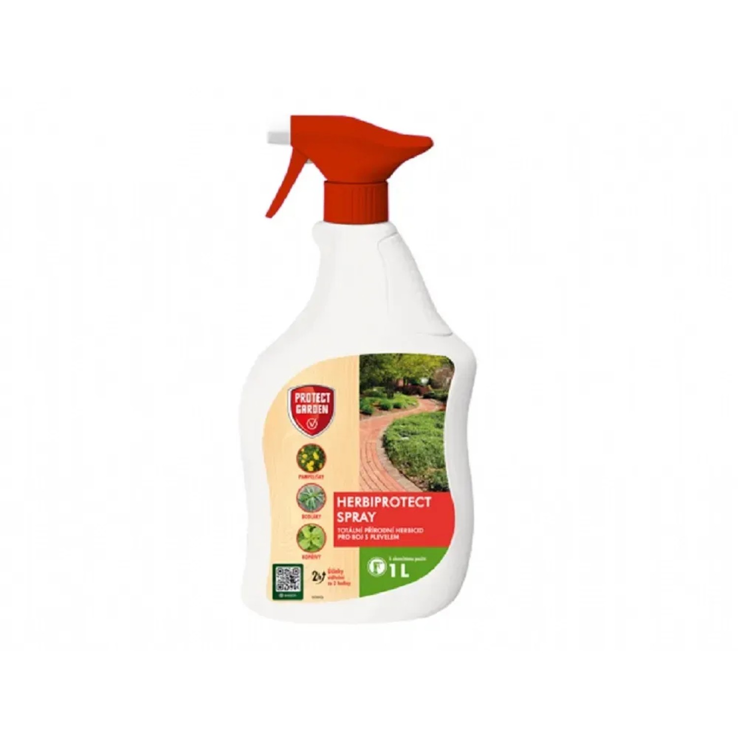 PROTECT GARDEN HERBIPROTECT SPRAY totální přírod.herbicid pro boj s plevelem 1 l