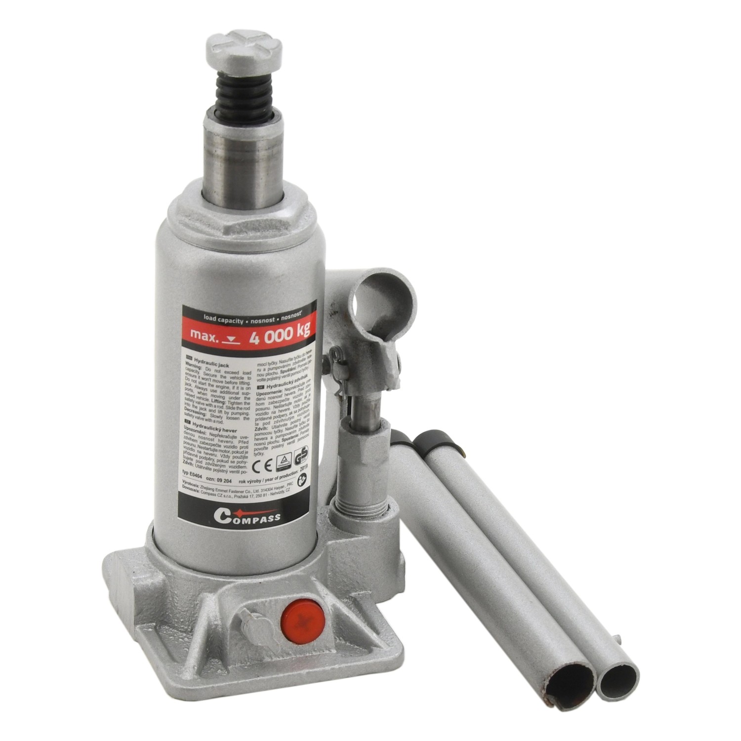 Compass Hever hydraulický 4 t TÜV EN 1494:2000+A1