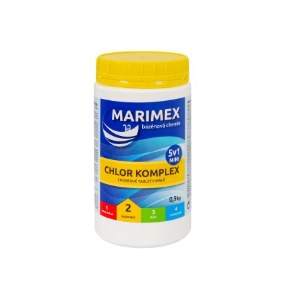 MARIMEX Chlorové tablety CHLOR KOMPLEX MINI 5v1 0,9 kg