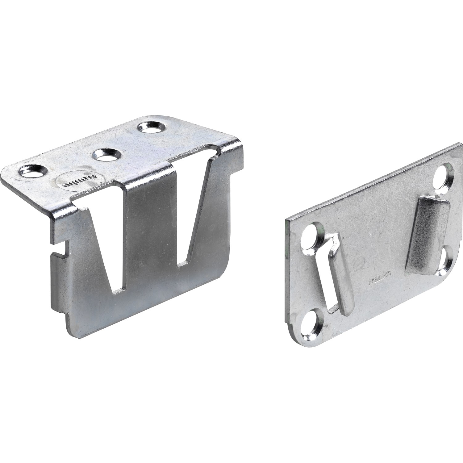 Hettich Spojka středního nosníku dvoulůžka pozink. ocel 38,5 x 69 mm, 2 ks