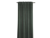 Sehlbach Závěs se skrytými poutky, struktura s bavlnou, tmavě zelený 245 x 135cm