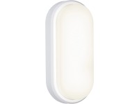 Oválné nástěnné LED svítidlo OL, 18 W, 1400 lm, 4000 K, bílá, 23 x 10,5 cm