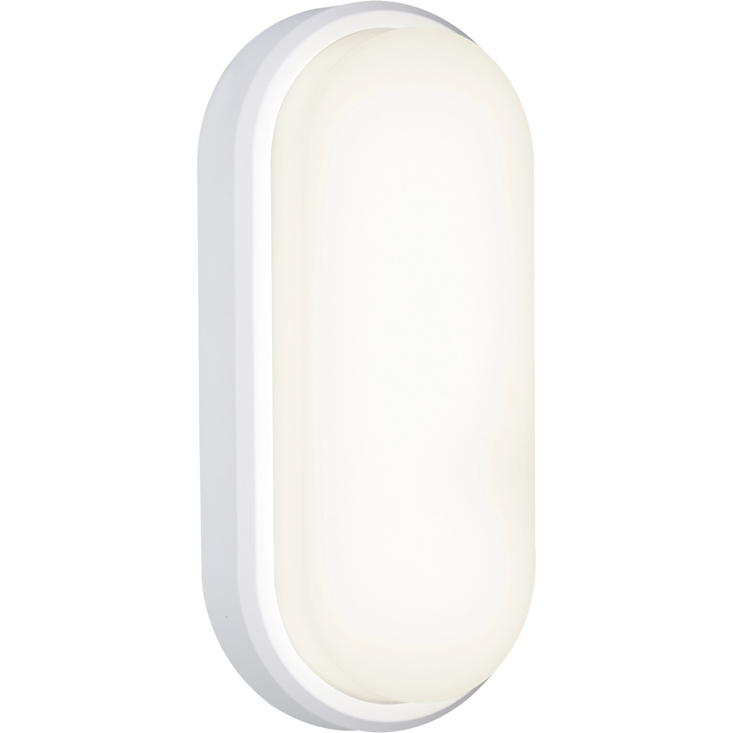 Oválné nástěnné LED svítidlo OL, 18 W, 1400 lm, 4000 K, bílá, 23 x 10,5 cm