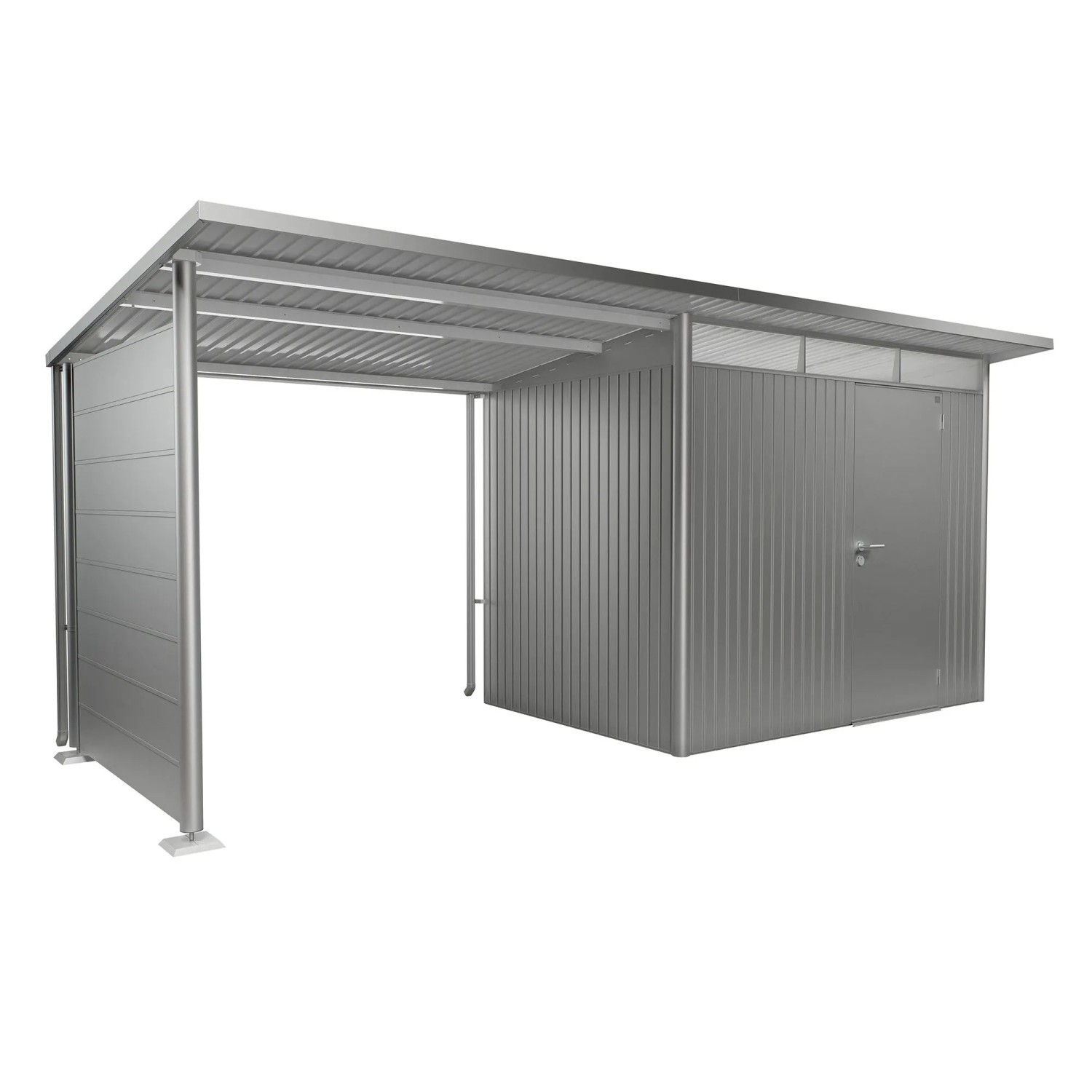 Biohort Boční stěna pro boční stříšku k domku AvantGarde/ECO A1, A5, stříbrná