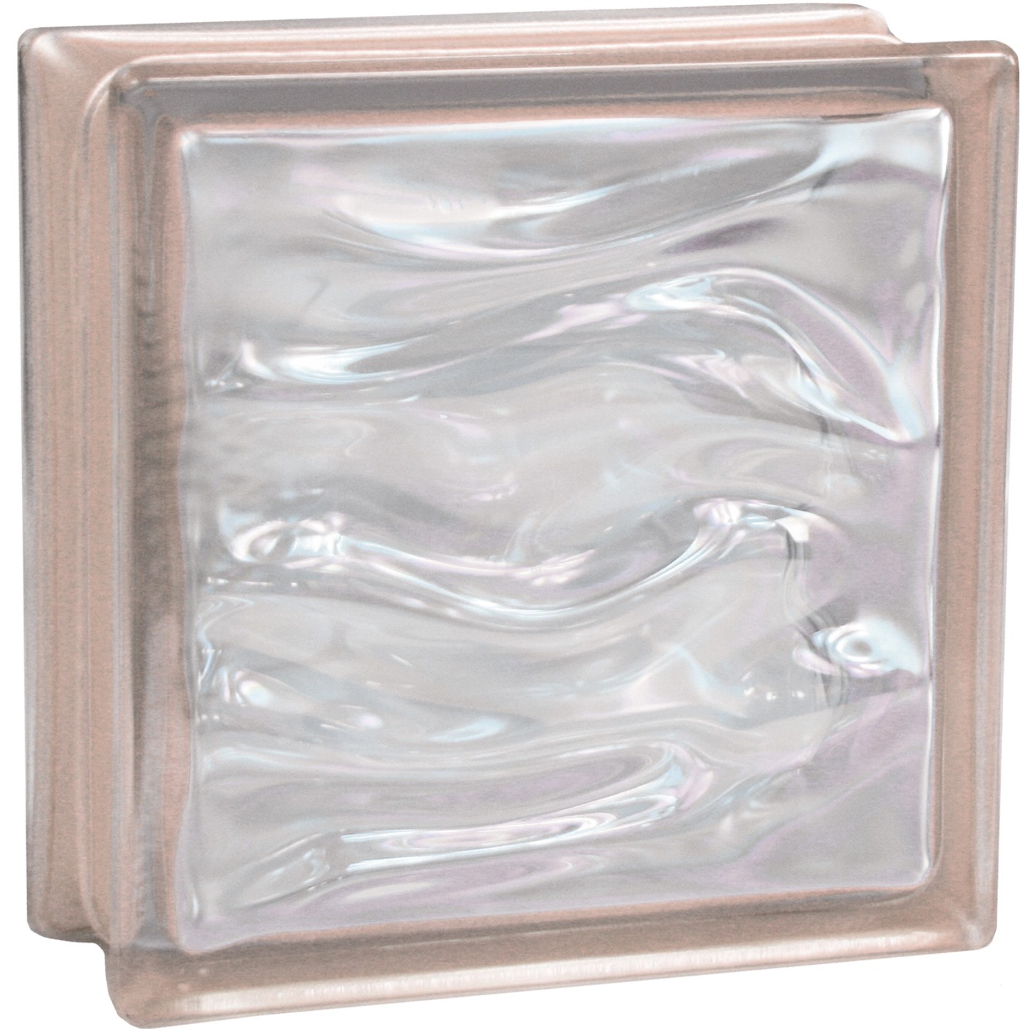 Fuchs Design Luxfera BM Aqua Reflex lesklá růžová 19 x 19 x 8 cm