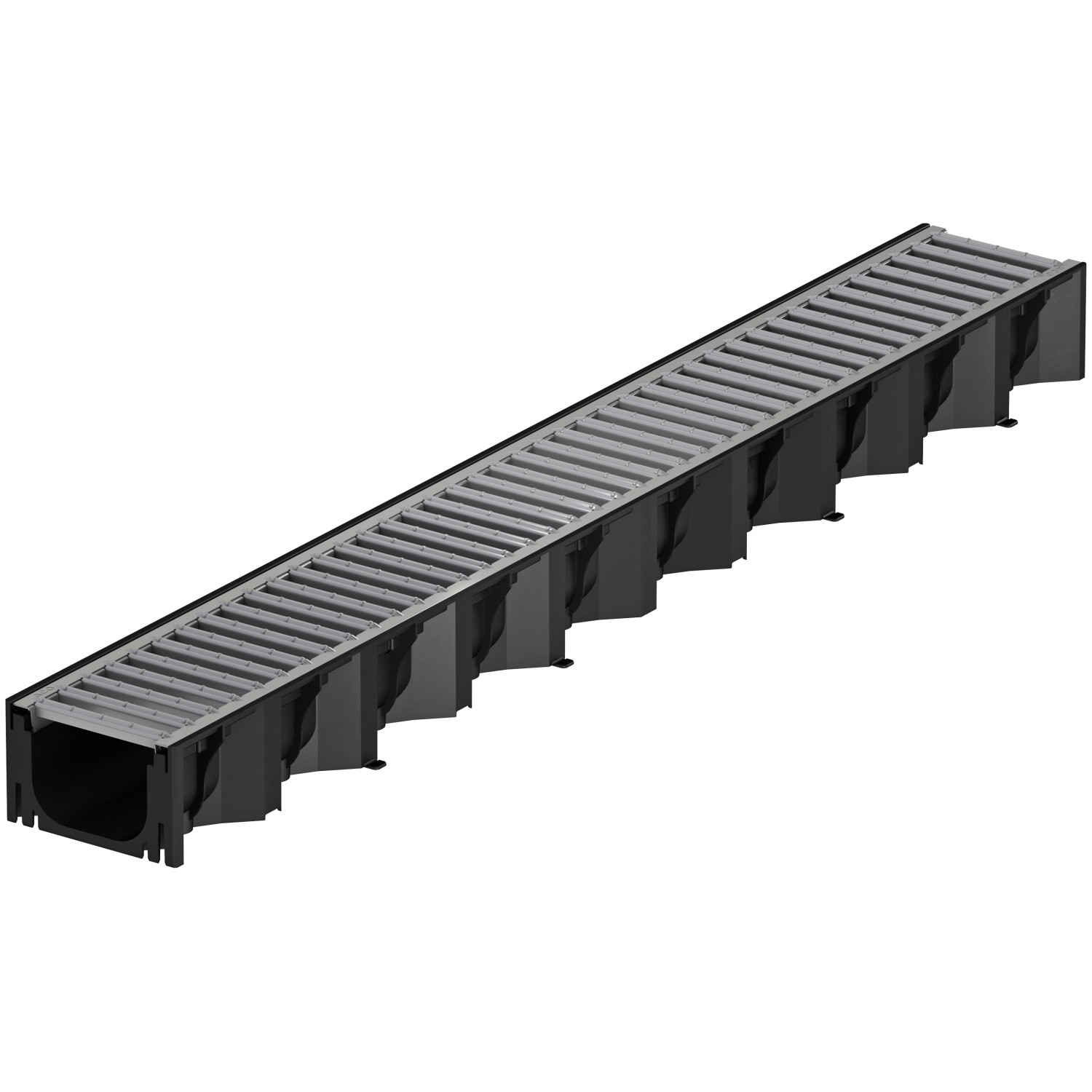 Žlab s pozinkovaným roštem ACO Hexaline 1,0 m