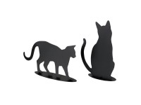 Boltze Dekorativní figurka stojan Kočka černá, různé druhy, 1 ks