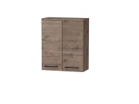 INTEDOOR Horní závěsná skříň BEE, úchyt černý, š. 50 cm, dub Wellington