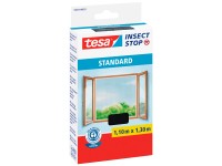 tesa Síť na suchý zip proti hmyzu STANDARD do oken, antracitová, 110 x 130 cm tesa Síť na suchý zip proti hmyzu STANDARD do oken, antracitová, 110 x 130 cm