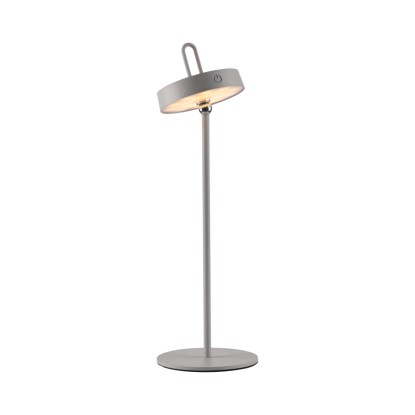 Just Light. Nabíjecí stolní LED lampa Amag IP44 greige pr. 15 x 47,2 cm