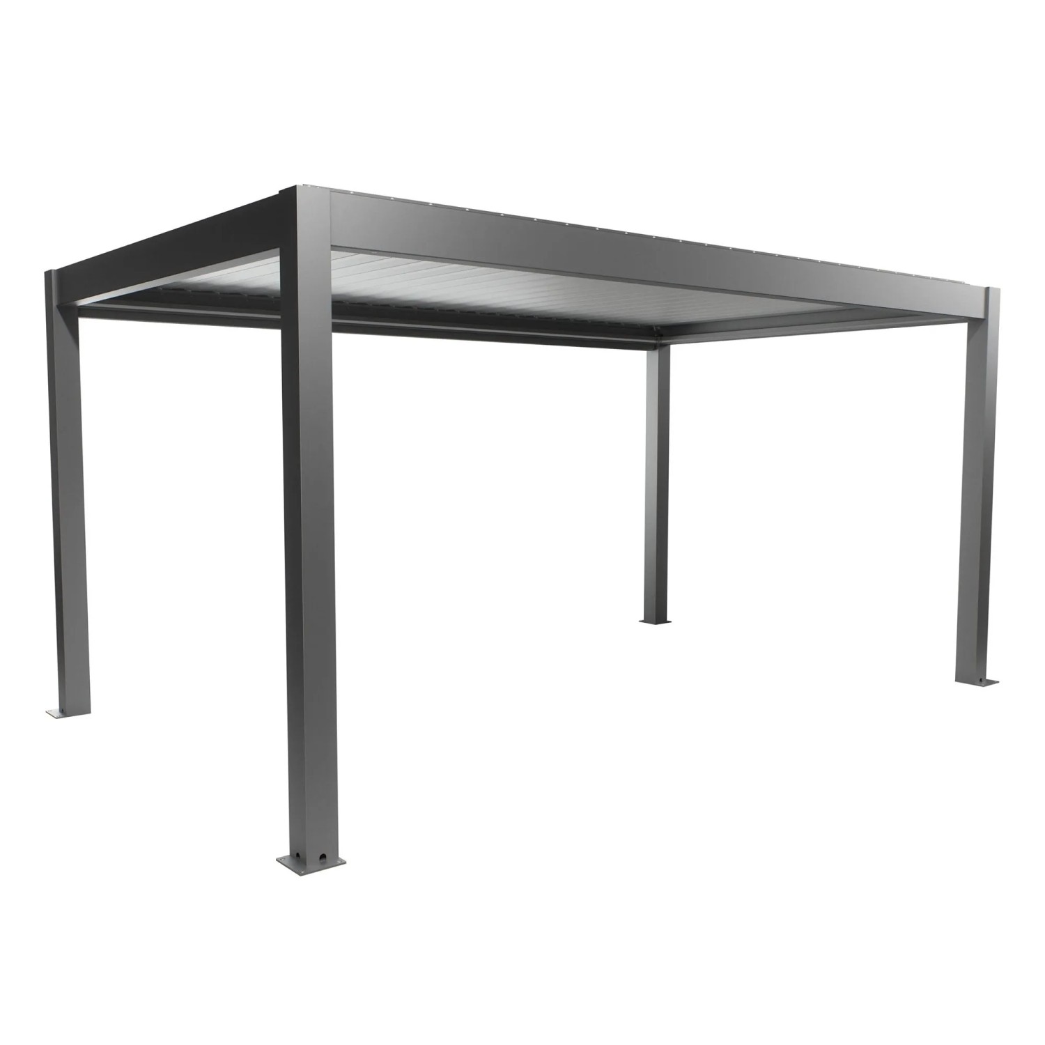 Biohort Pergola 5 x 3 křemenově šedá/stříbrná 515,5 x 312 cm