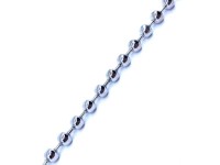LUX-TOOLS Patentní řetěz poniklovaná mosaz, pr. 0,4 mm - metráž