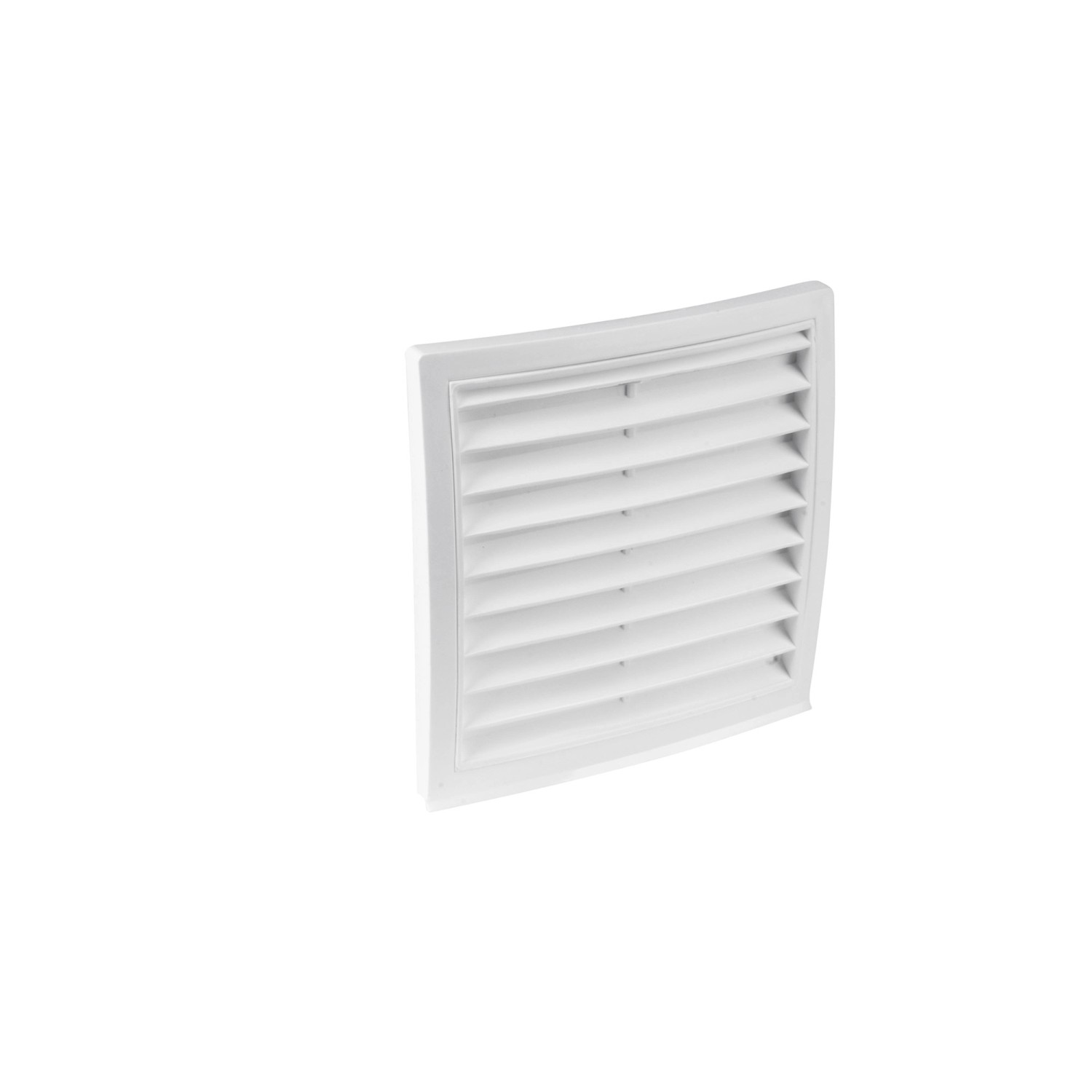 OBI Vnější větrací mřížka s kulatým napojením na systém 125 se sítí proti hmyzu